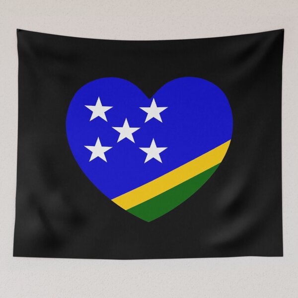 Item preview, Solomon Islands Flag Heart SB designed and sold by shitpostee.