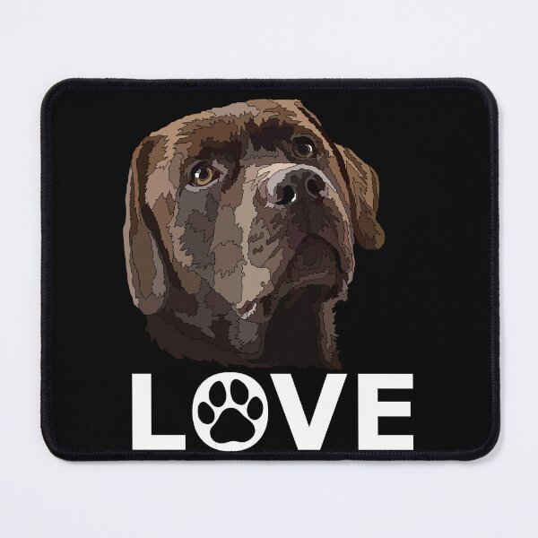 Item preview, Chocolate Labrador Love designed and sold by Just-Arts-4U.