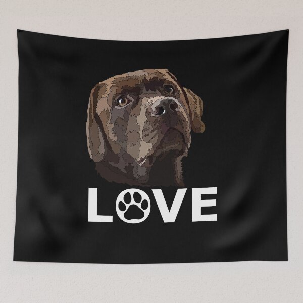 Item preview, Chocolate Labrador Love designed and sold by Just-Arts-4U.