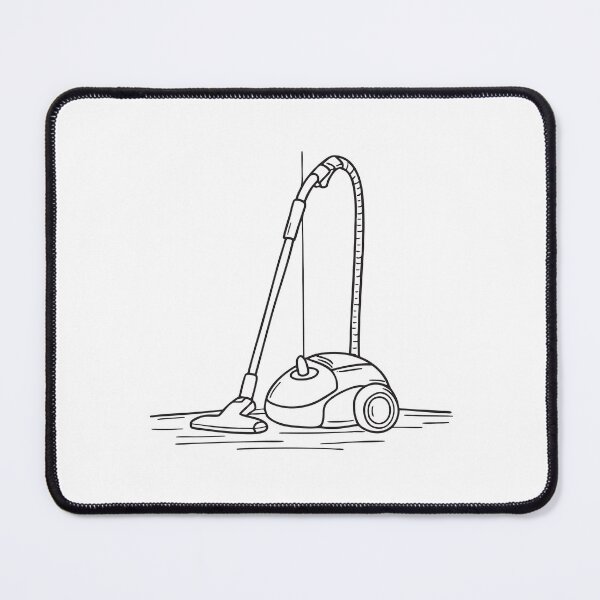 Item preview, A hallway wall with a vacuum cleaner propped against it designed and sold by rasagamastore.