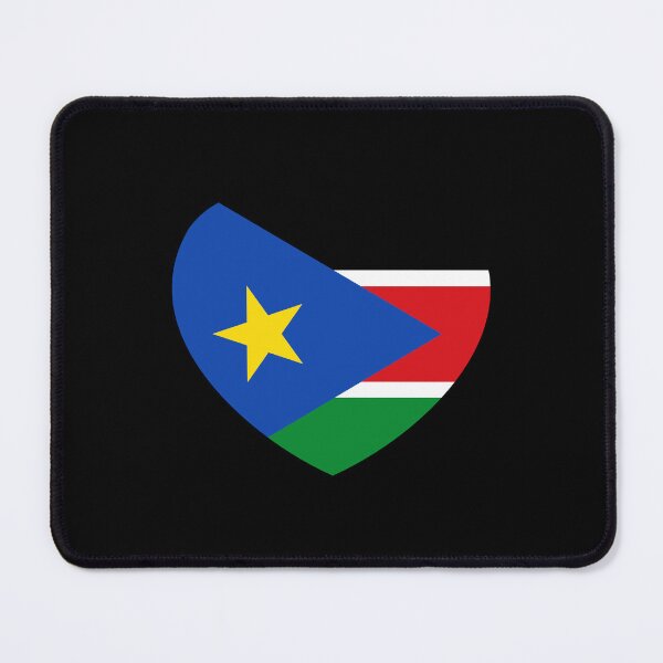 Item preview, South Sudan Flag Heart SS designed and sold by shitpostee.