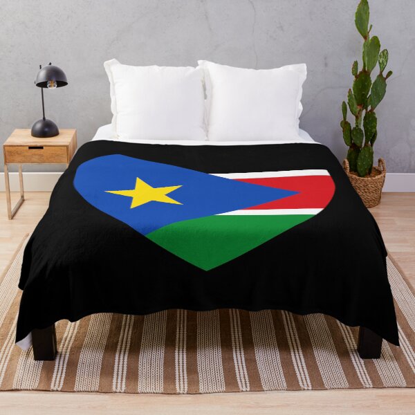 Item preview, South Sudan Flag Heart SS designed and sold by shitpostee.