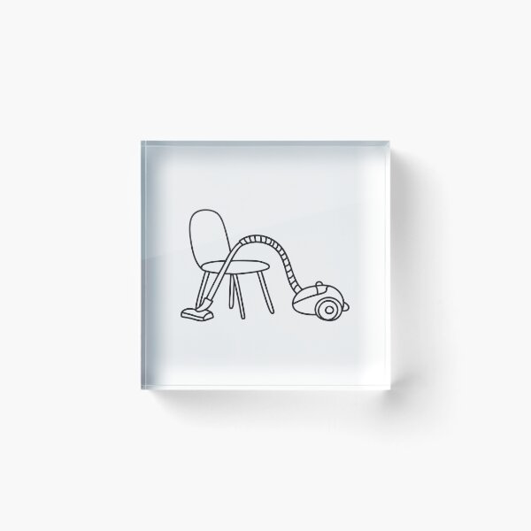 Item preview, A vacuum cleaner extending beneath a nearby chair designed and sold by rasagamastore.