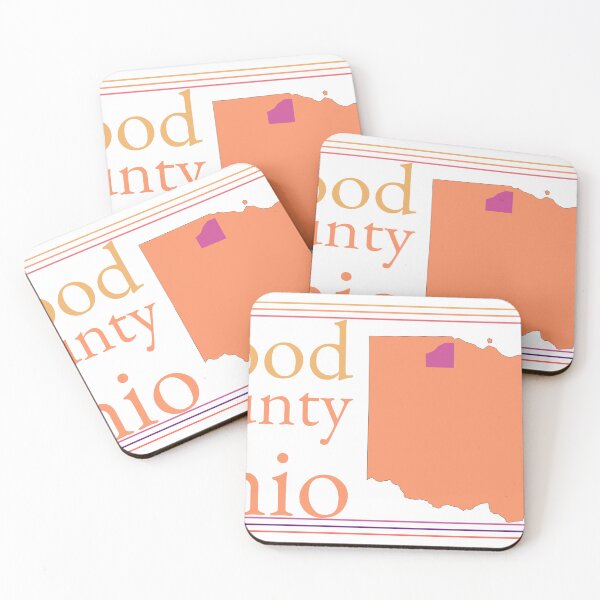 Item preview, Wood County Ohio Highlighted on State Map designed and sold by TheIconSmith.