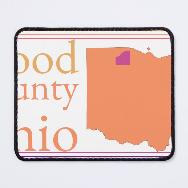 Item preview, Wood County Ohio Highlighted on State Map designed and sold by TheIconSmith.
