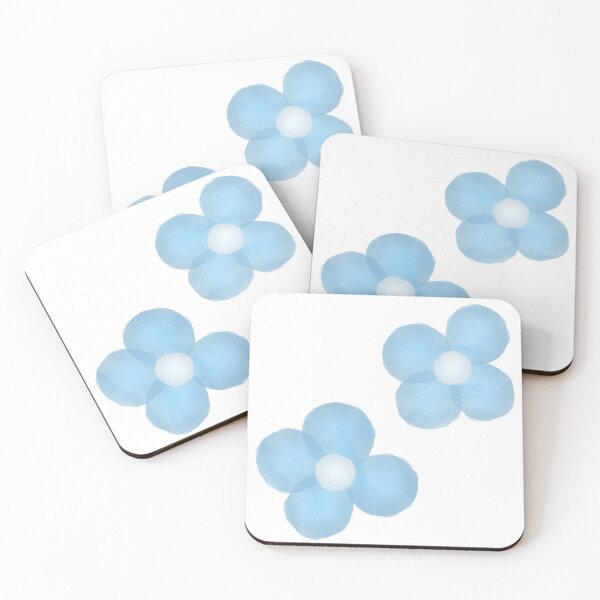 Item preview, Pastel blue flowers designed and sold by OndewByMaria.