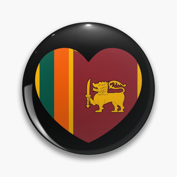 Item preview, Sri Lanka Flag Heart LK designed and sold by shitpostee.