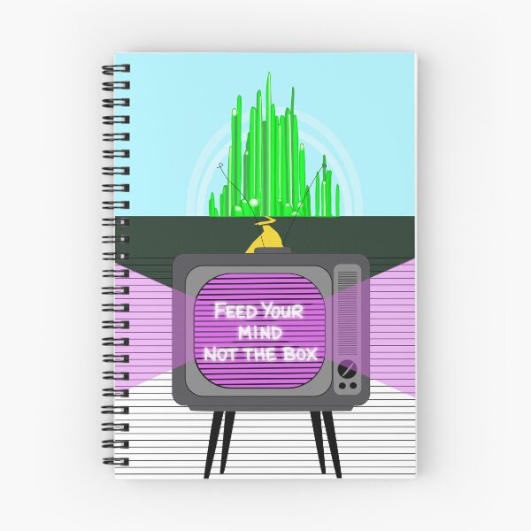 Item preview, Feed Your Mind Not The Box designed and sold by LittleCatten.