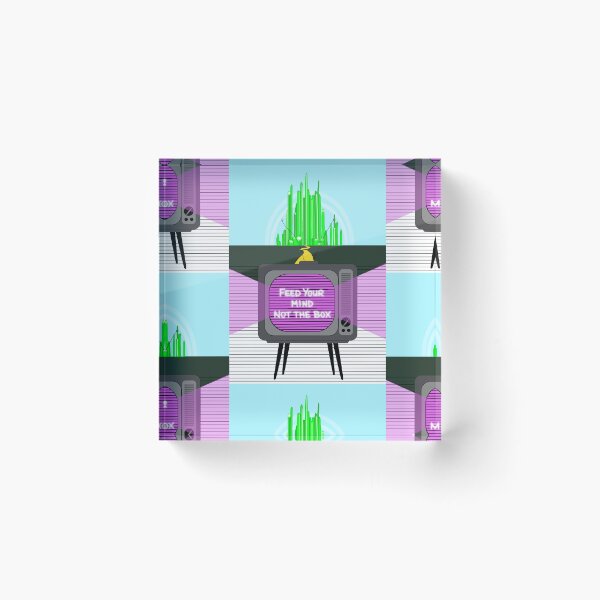 Item preview, Feed Your Mind Not The Box designed and sold by LittleCatten.