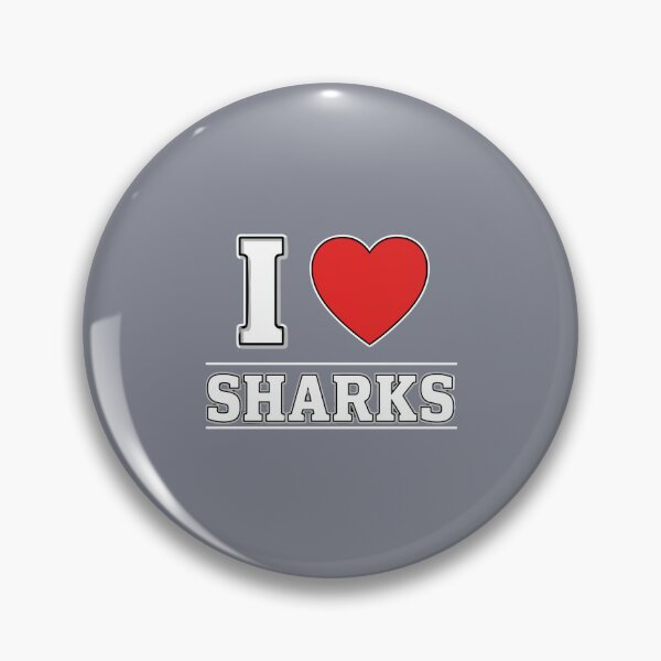 Item preview, I Love Sharks Marine Life Ocean Animal Lover designed and sold by SofiBlair.