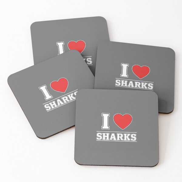 Item preview, I Love Sharks Marine Life Ocean Animal Lover designed and sold by SofiBlair.
