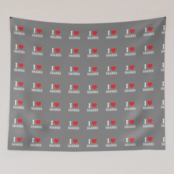 Item preview, I Love Sharks Marine Life Ocean Animal Lover designed and sold by SofiBlair.