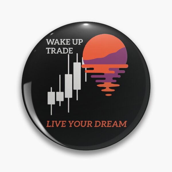 Item preview, Wake up Trade Live Your Dream investing crypto stocks trader designed and sold by Reverielook.