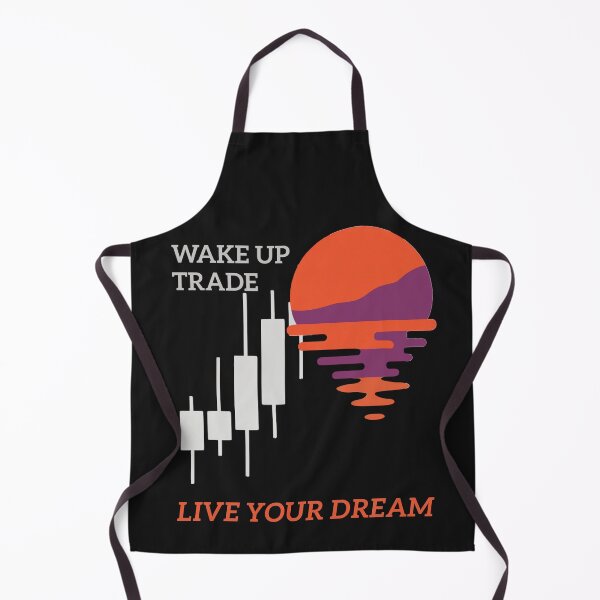 Item preview, Wake up Trade Live Your Dream investing crypto stocks trader designed and sold by Reverielook.
