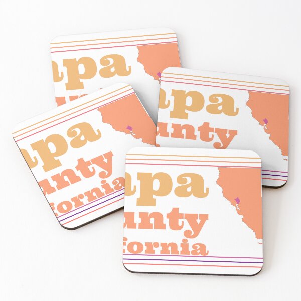 Item preview, Napa County California Highlighted on State Map designed and sold by TheIconSmith.