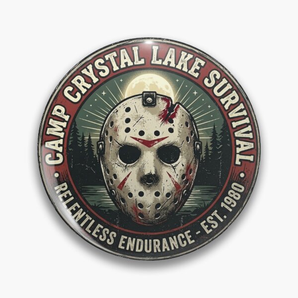 Item preview, Camp Crystal Lake - Relentless Survival Expert 1980 designed and sold by SisuPrintsCo.