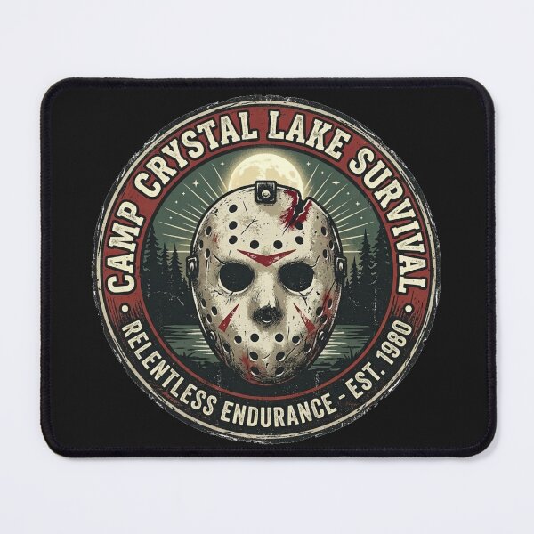 Item preview, Camp Crystal Lake - Relentless Survival Expert 1980 designed and sold by SisuPrintsCo.