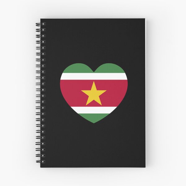 Item preview, Suriname Flag Heart SR designed and sold by shitpostee.