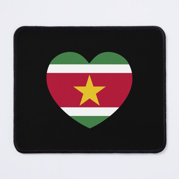 Item preview, Suriname Flag Heart SR designed and sold by shitpostee.