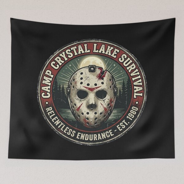 Item preview, Camp Crystal Lake - Relentless Survival Expert 1980 designed and sold by SisuPrintsCo.