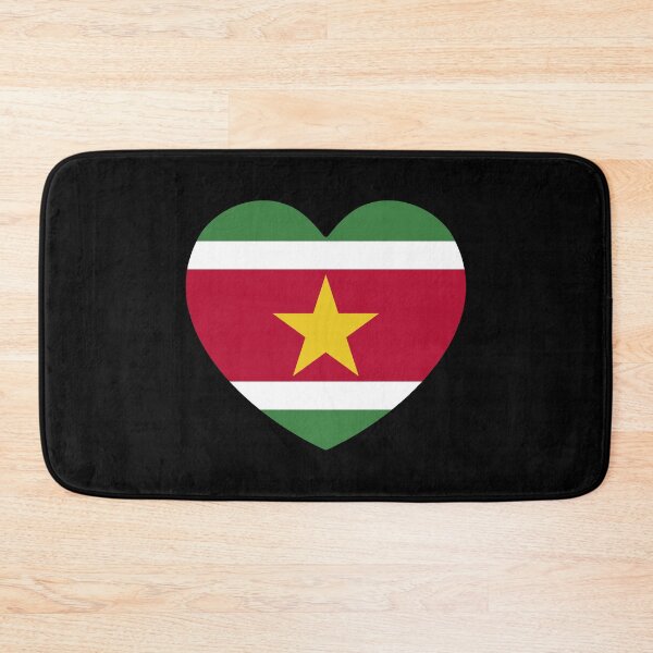 Item preview, Suriname Flag Heart SR designed and sold by shitpostee.
