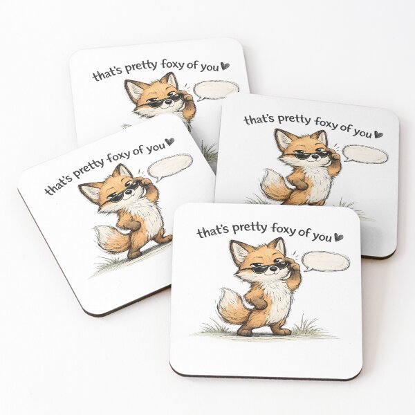 Item preview, Funny That's Pretty Foxy Fox Shirt | Fox Pun Sticker | Cool Fox Gift | Confident Humor Tee designed and sold by Moonveil_Studio.