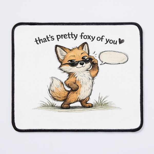 Item preview, Funny That's Pretty Foxy Fox Shirt | Fox Pun Sticker | Cool Fox Gift | Confident Humor Tee designed and sold by Moonveil_Studio.