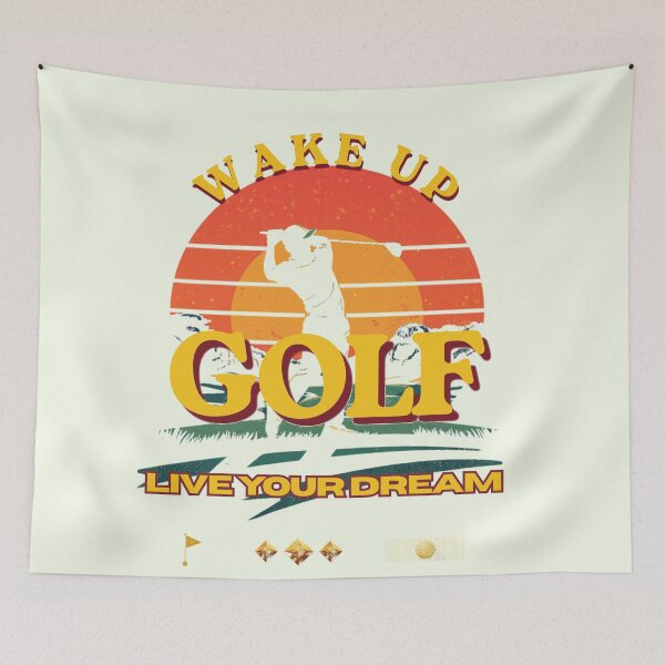Item preview, Wake Up Golf Live Your Dream | Motivational Golf Tee | live Golf Lifestyle designed and sold by Reverielook.