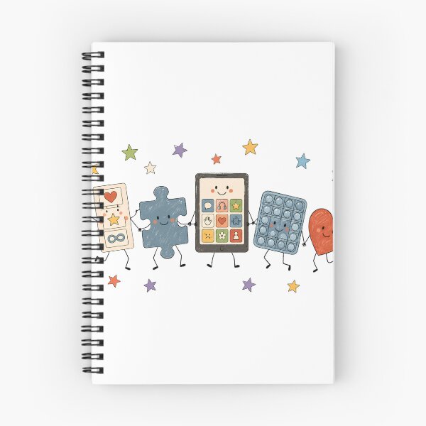Item preview, Autism Doodle Characters Neurodiversity Inclusion SPED Teach designed and sold by VGAfanatic.