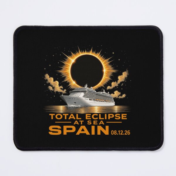 Item preview, Total Eclipse At Sea Spain Cruise Solar Eclipse August Twenty Twenty Six designed and sold by MassonCalepon.