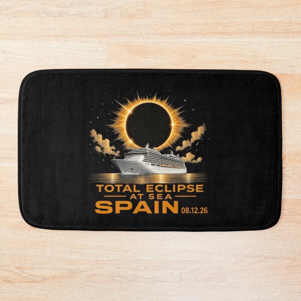 Item preview, Total Eclipse At Sea Spain Cruise Solar Eclipse August Twenty Twenty Six designed and sold by MassonCalepon.