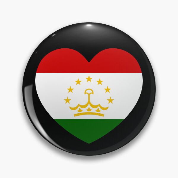 Item preview, Tajikistan Flag Heart TJ designed and sold by shitpostee.