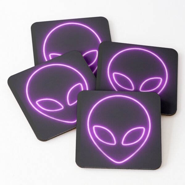 Item preview, Neon Purple Alien Head Glow designed and sold by Mystichaze.