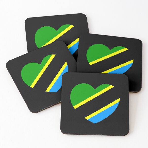 Item preview, Tanzania Flag Heart TZ designed and sold by shitpostee.