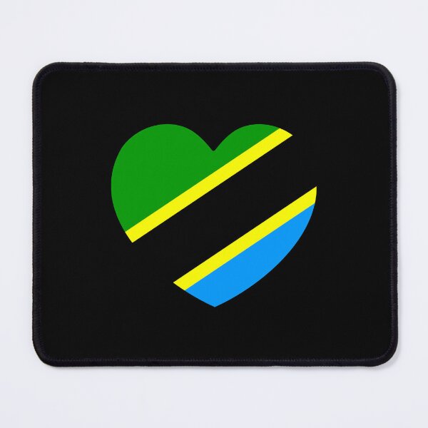 Item preview, Tanzania Flag Heart TZ designed and sold by shitpostee.