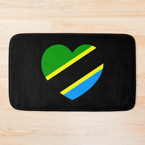 Item preview, Tanzania Flag Heart TZ designed and sold by shitpostee.