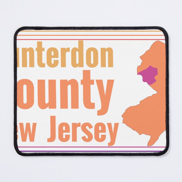 Item preview, Hunterdon County New Jersey Highlighted on State Map designed and sold by TheIconSmith.