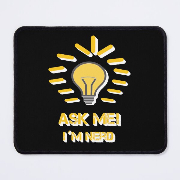 Item preview, Ask me!, nerd shirt, intelligent sayings, birthday gift IT designed and sold by Kirei-Lily.
