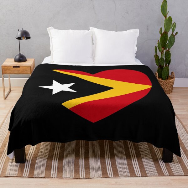 Item preview, Timor Leste Flag Heart TL designed and sold by shitpostee.