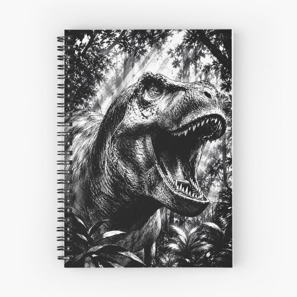 Item preview, T-Rex roaming through the forest  designed and sold by Island Art Studios.