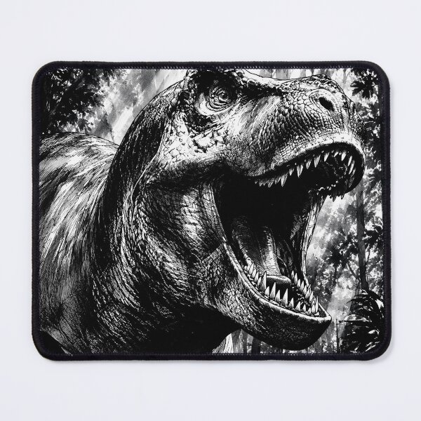 Item preview, T-Rex roaming through the forest designed and sold by Island Art Studios.