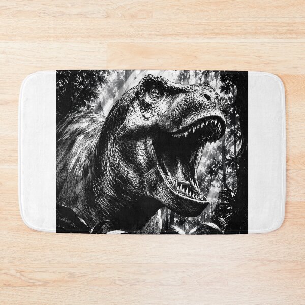 Item preview, T-Rex roaming through the forest  designed and sold by Island Art Studios.