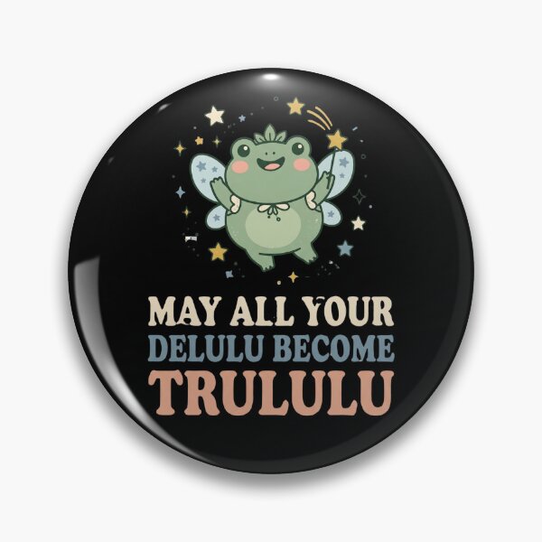 Item preview, May All Your Delulu Become Trululu Fairy Frog designed and sold by dudelinart.