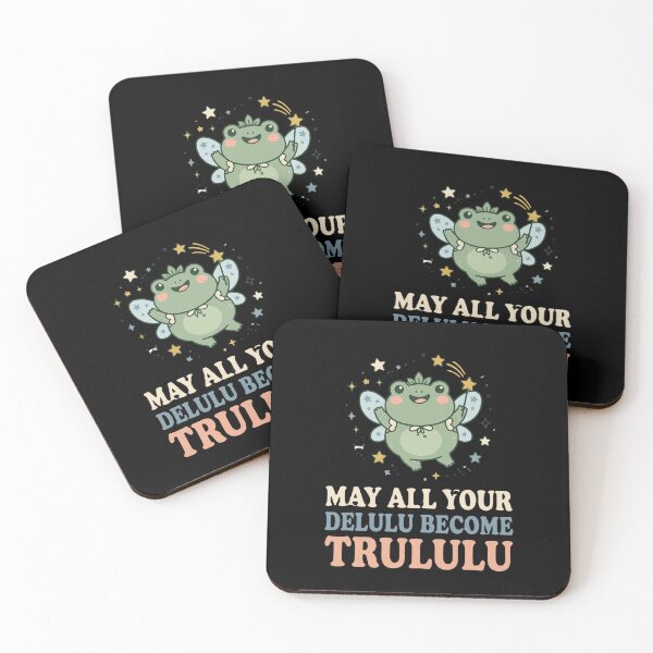 Item preview, May All Your Delulu Become Trululu Fairy Frog designed and sold by dudelinart.