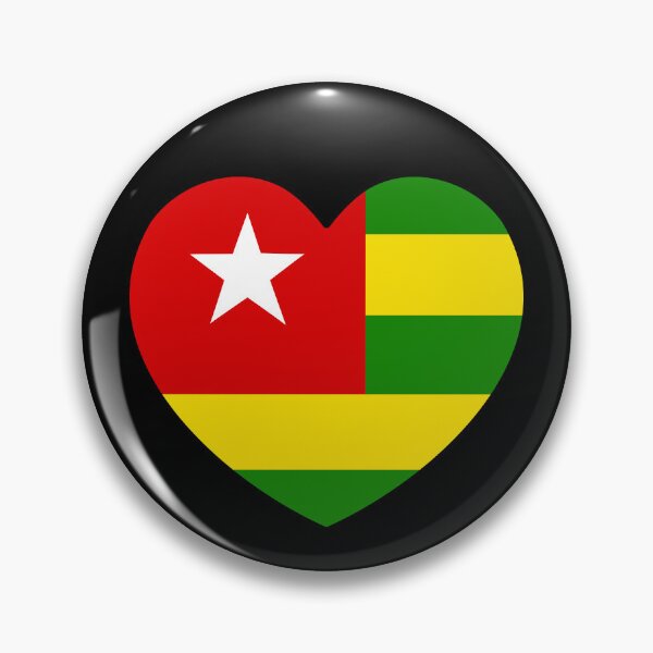 Item preview, Togo Flag Heart TG designed and sold by shitpostee.