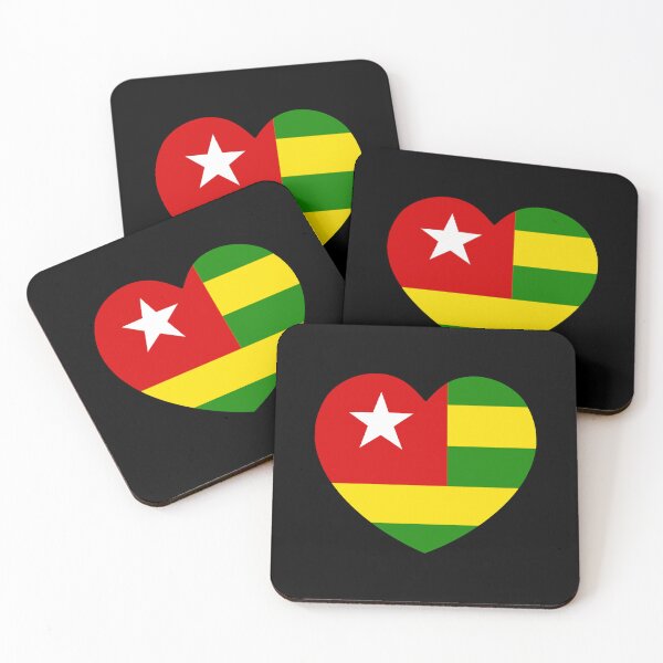 Item preview, Togo Flag Heart TG designed and sold by shitpostee.