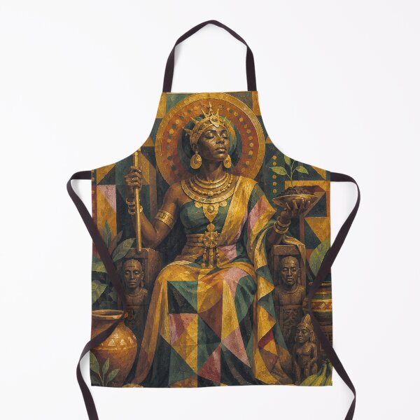 Item preview, Nigerian goddess Ala painting designed and sold by GalleryKauffeld.
