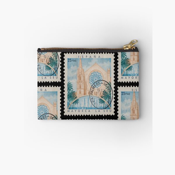 Item preview, Palma Cathedral Majorca Gothic Harbor Stamp Sticker designed and sold by stickercuffs.