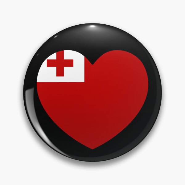 Item preview, Tonga Flag Heart TO designed and sold by shitpostee.
