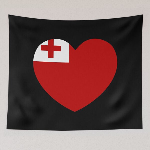 Item preview, Tonga Flag Heart TO designed and sold by shitpostee.
